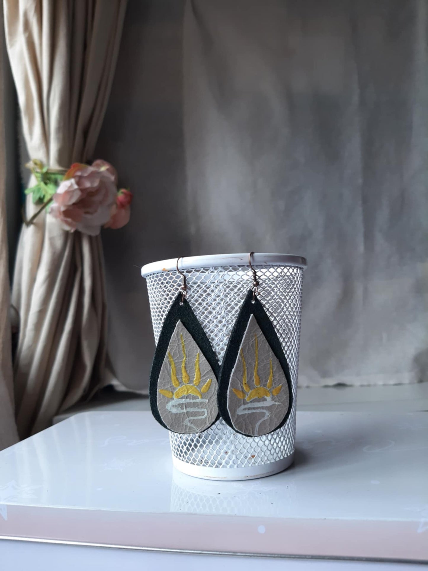 CERCEI DIN PIELE NATURALA SUNNY