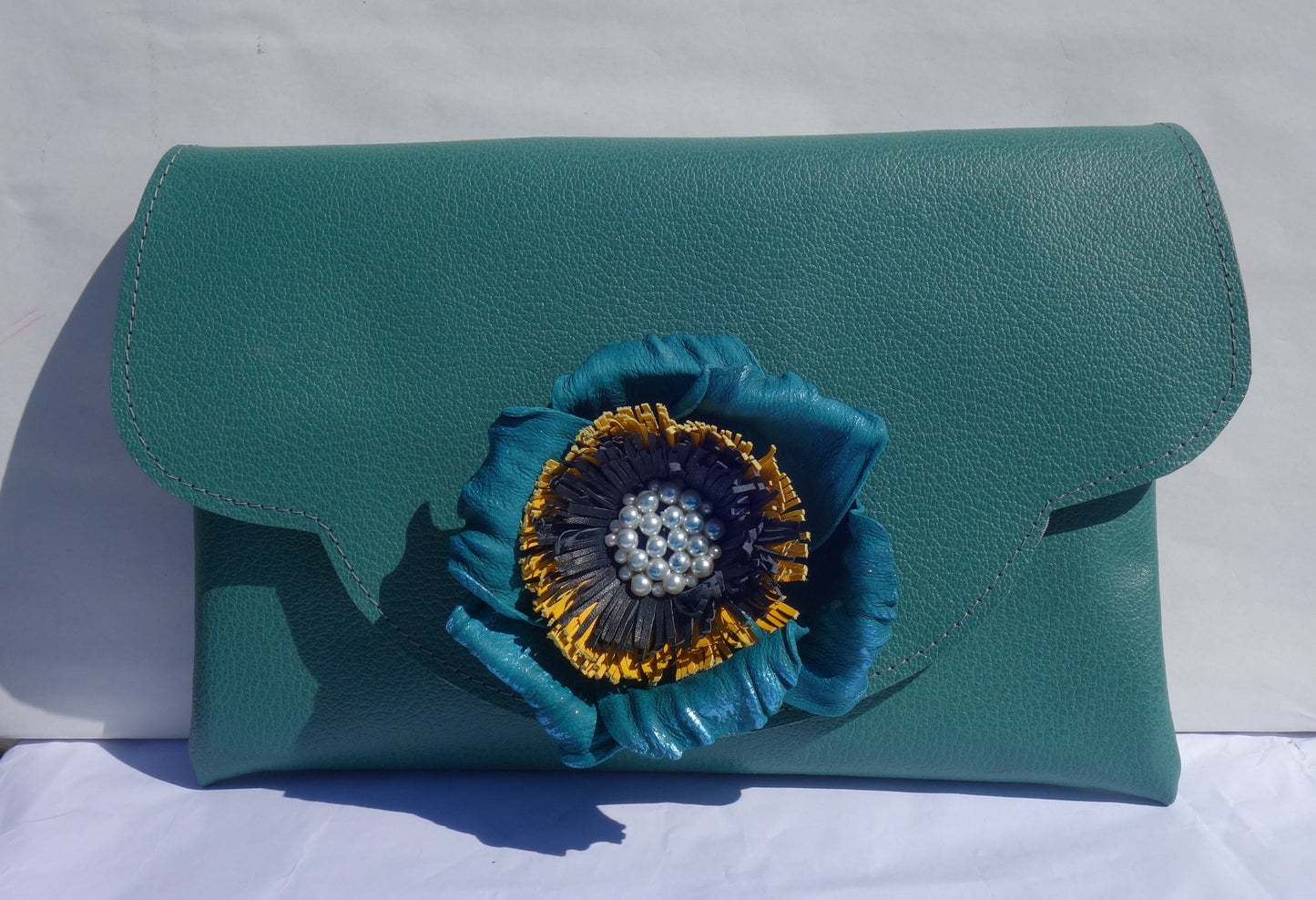 PLIC DE PIELE NATURALA TURQUOISE