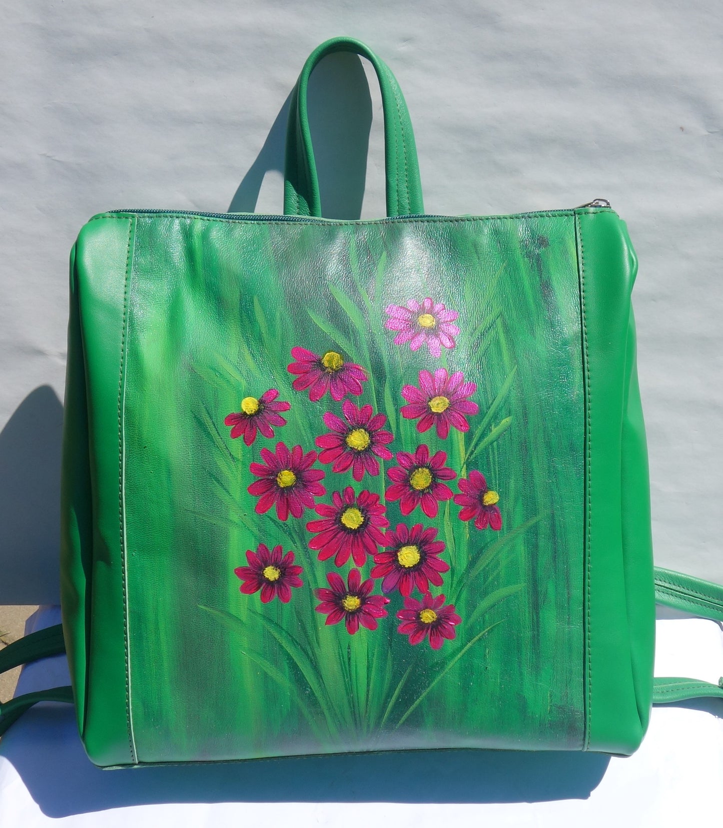 RUCSAC DE PIELE NATURALA EXOTIC