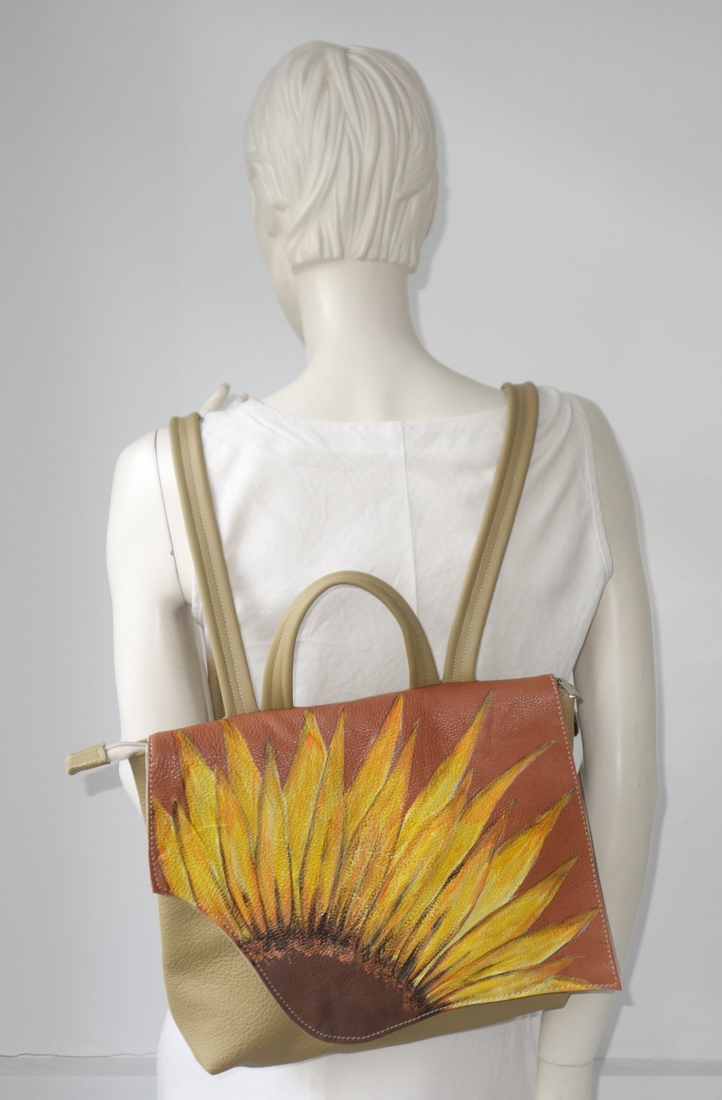 RUCSAC DE PIELE NATURALA SUMMER