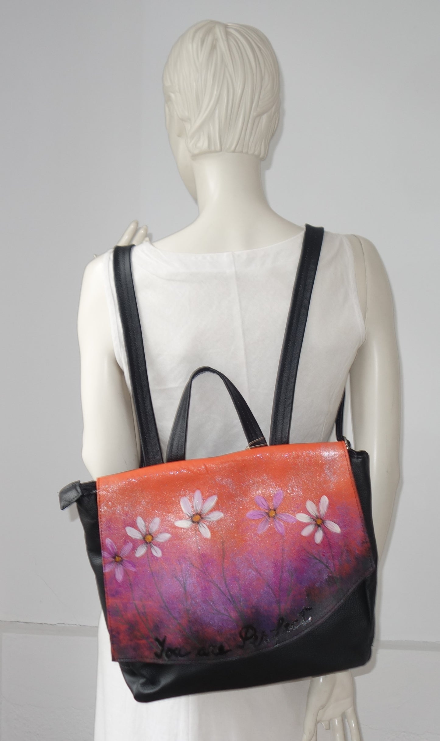 RUCSAC DE PIELE NATURALA PROUD OF ME