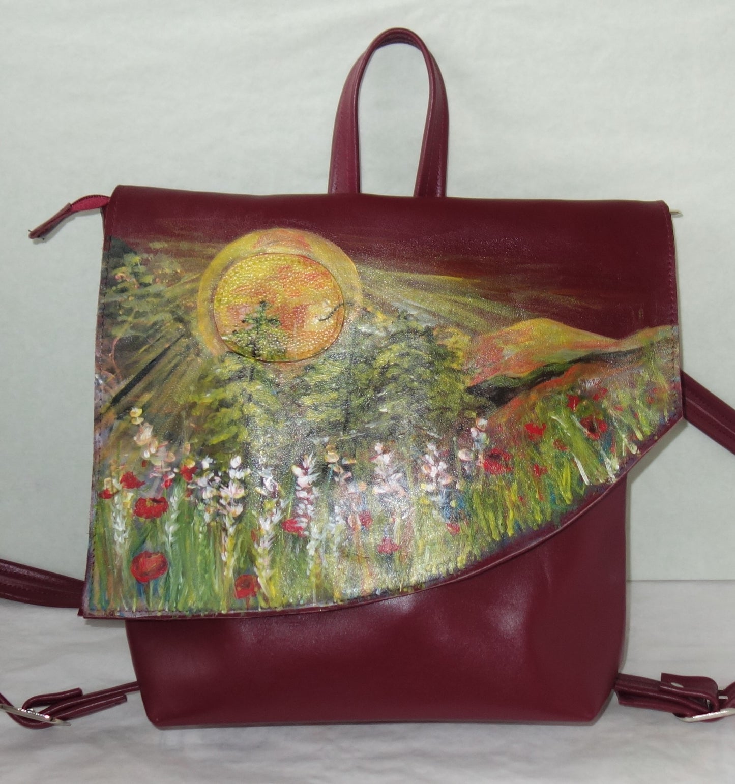 RUCSAC DE PIELE NATURALA EARTH