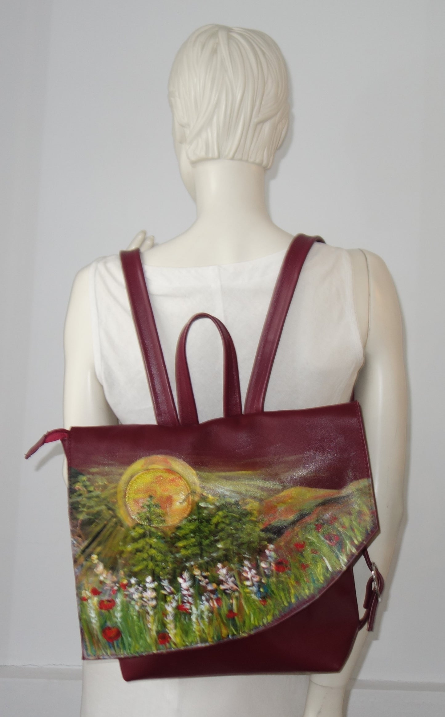 RUCSAC DE PIELE NATURALA EARTH