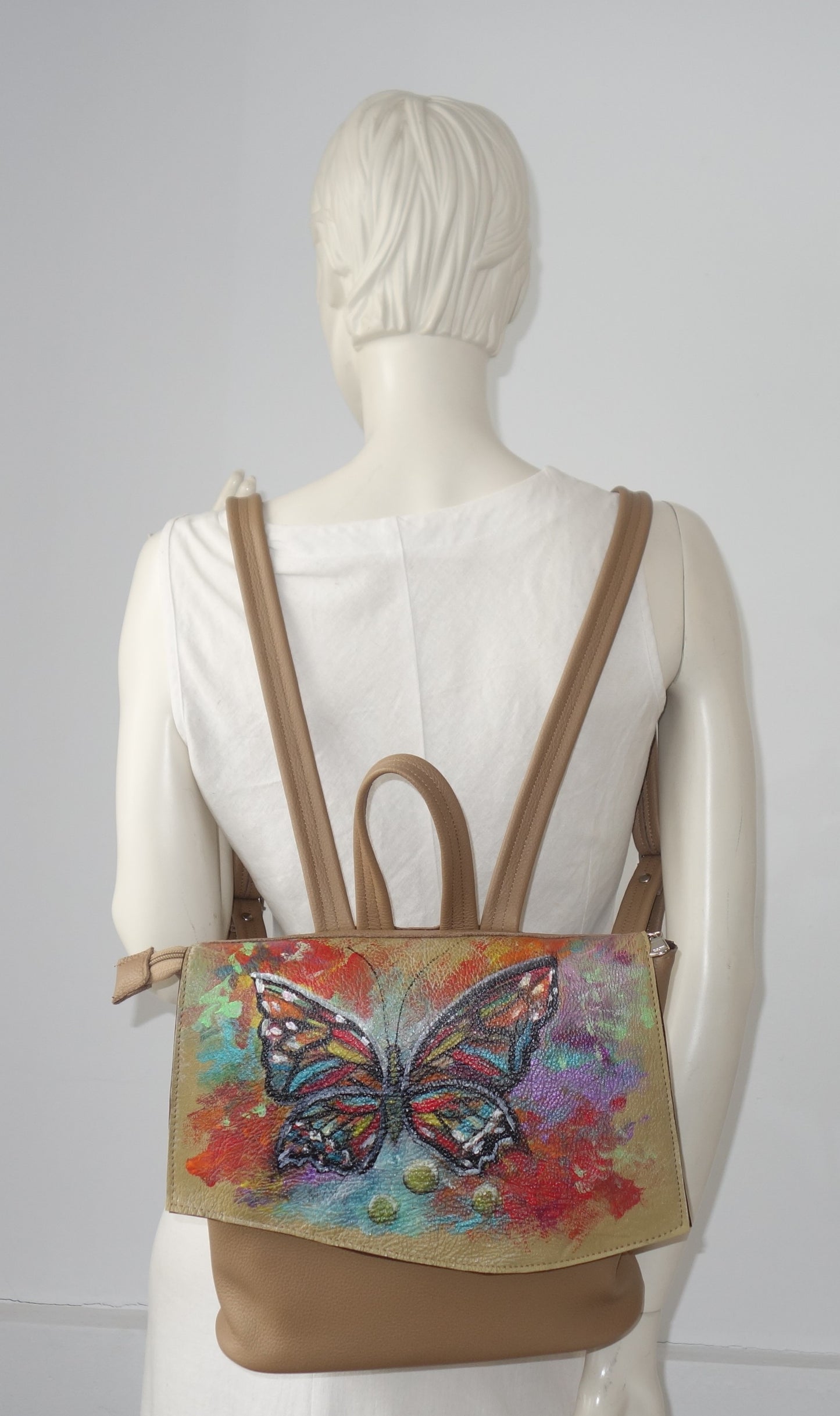 RUCSAC DE PIELE NATURALA SUMMER