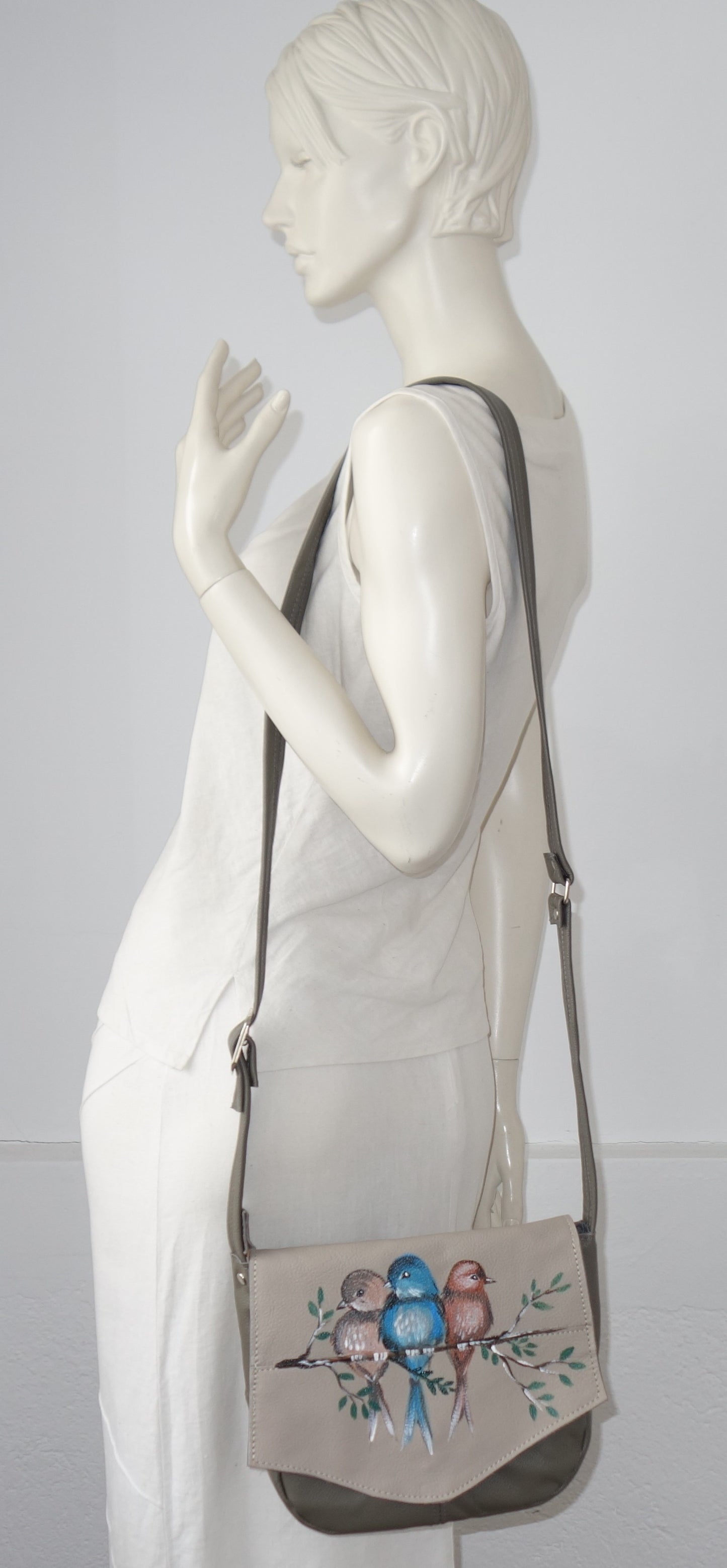 GEANTA DE PIELE NATURALA PRIMAVARA