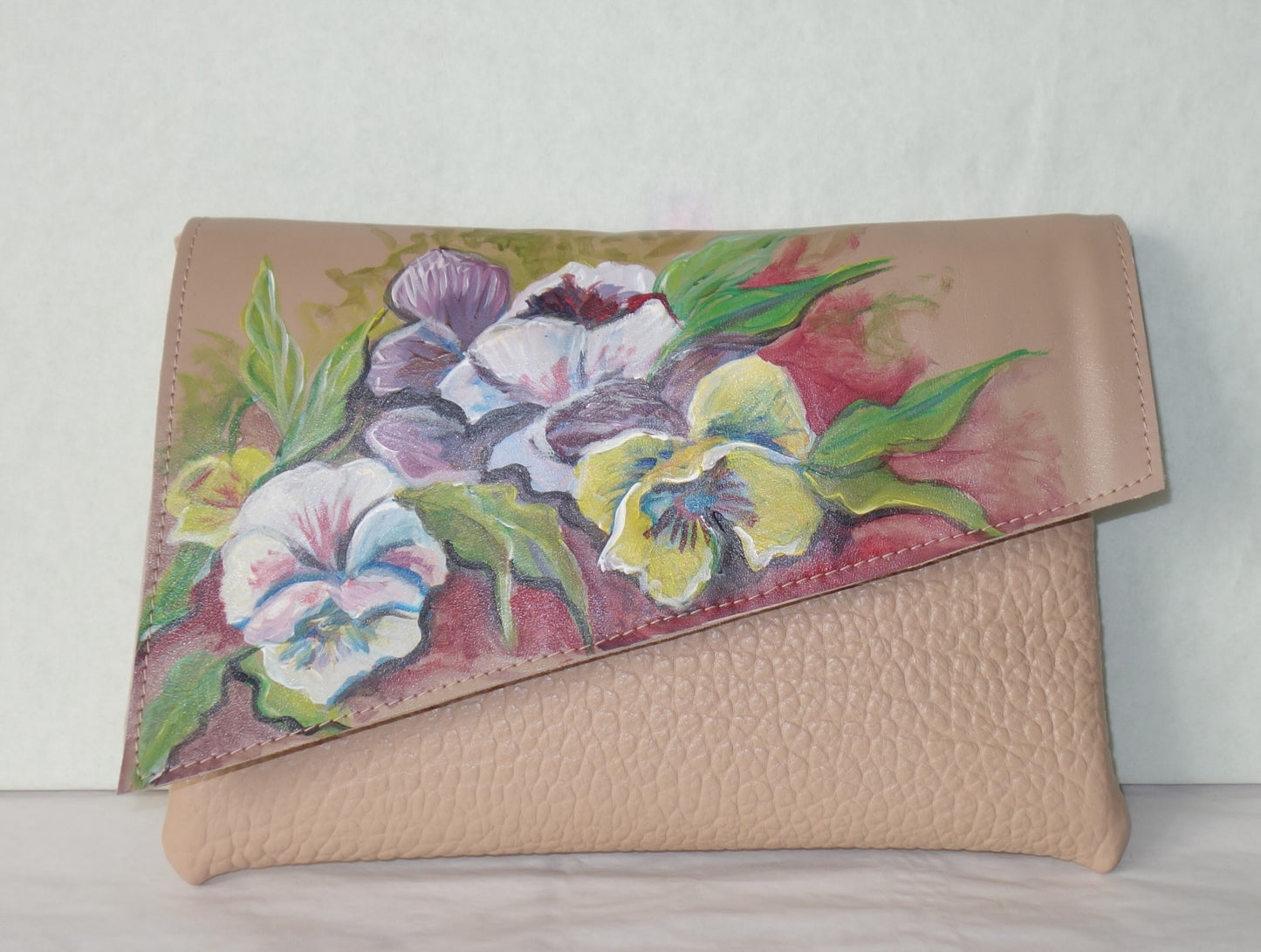 PLIC DE PIELE NATURALA PASTEL DE VARA