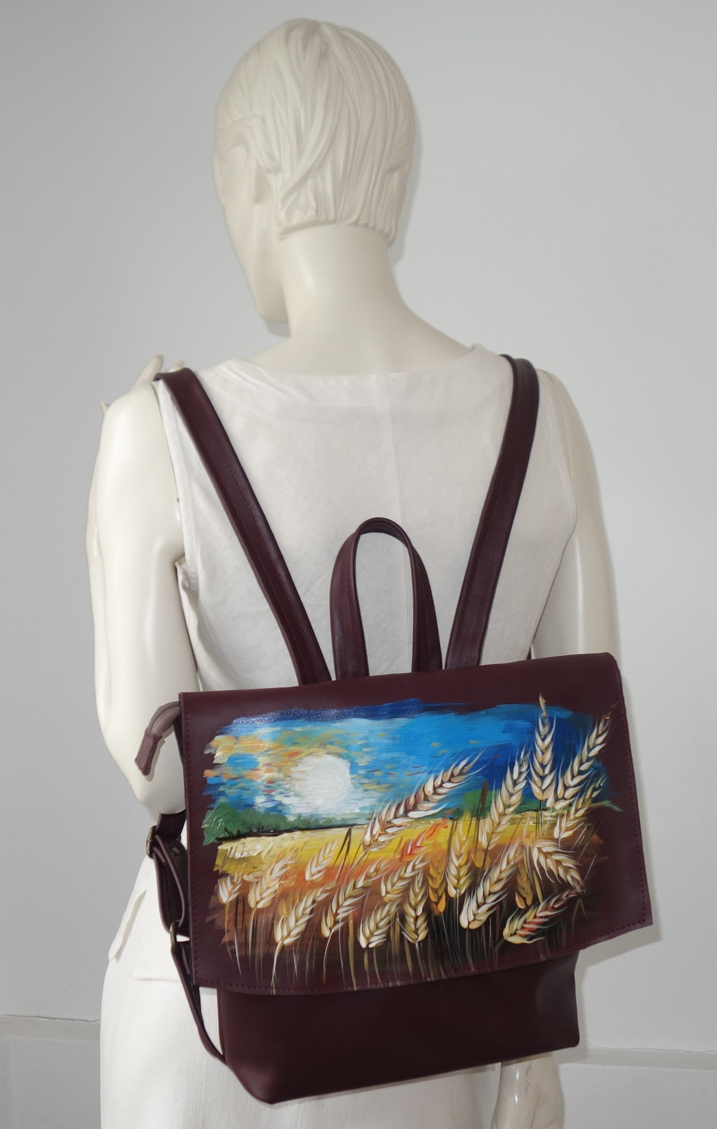 RUCSAC DE PIELE NATURALA MAGIC