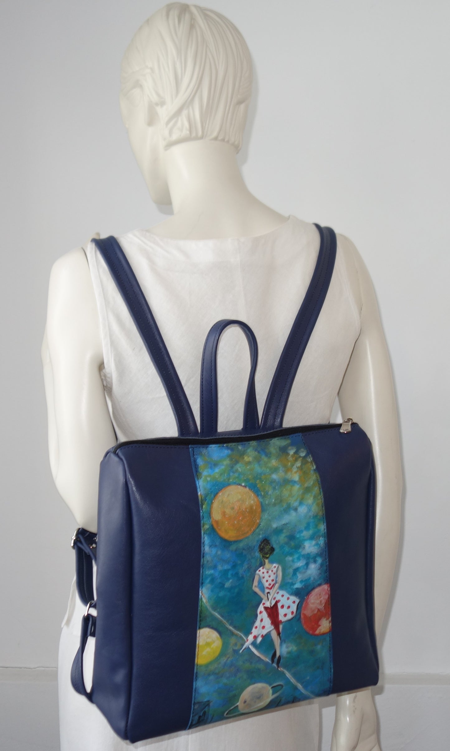 RUCSAC DE PIELE NATURALA FREEDOM