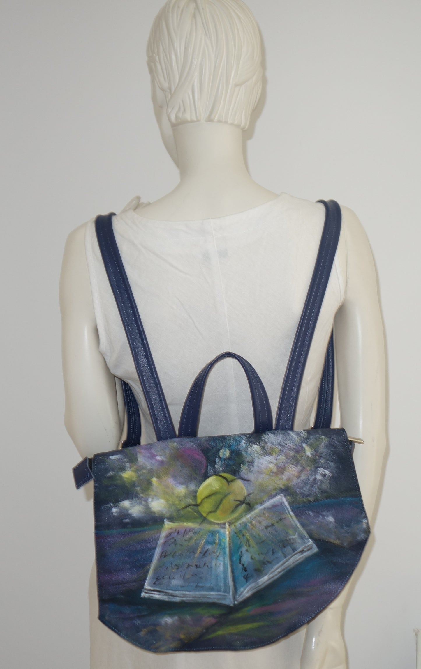 RUCSAC DE PIELE NATURALA HOPE