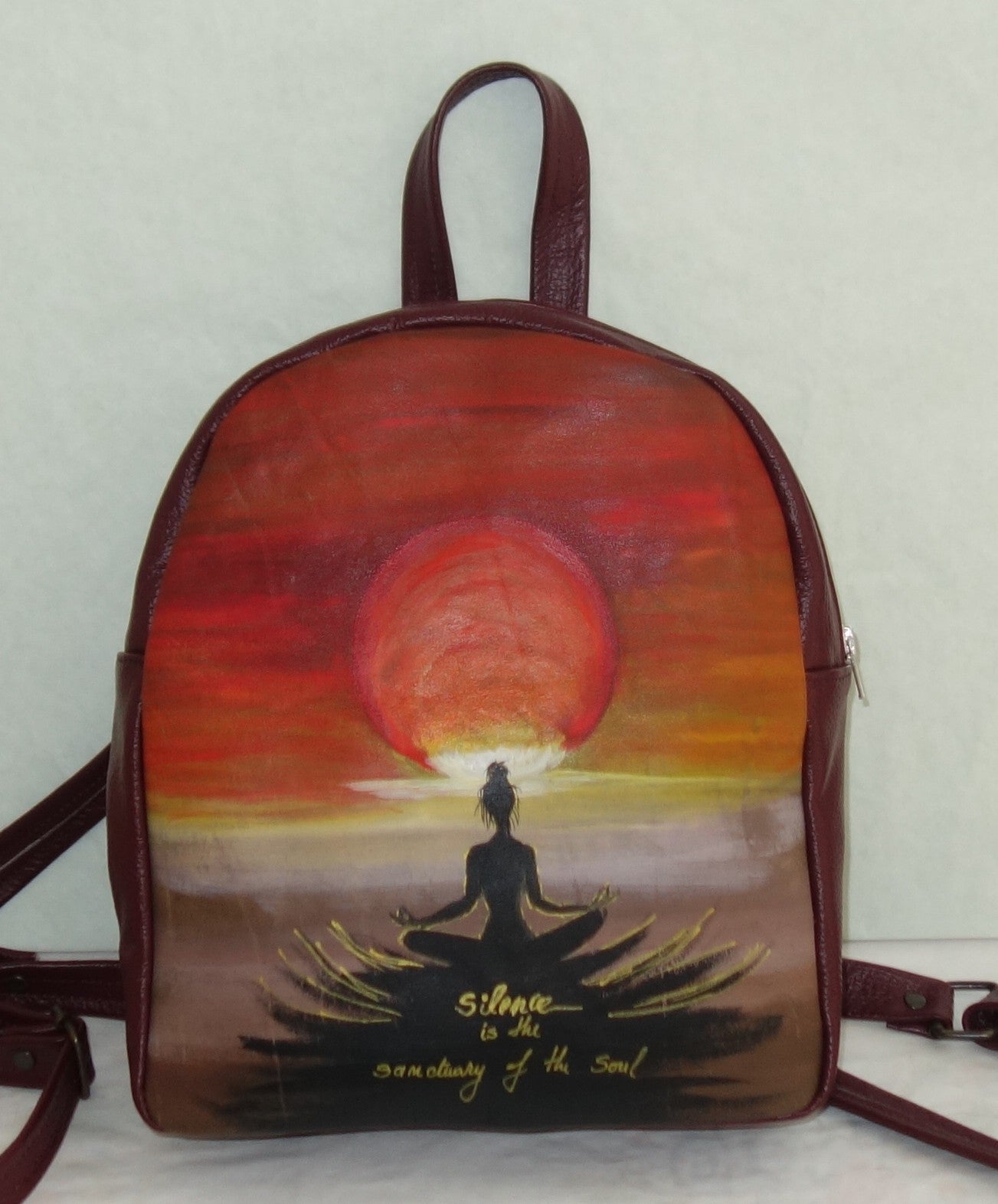 RUCSAC DE PIELE NATURALA ALL ABOUT ME