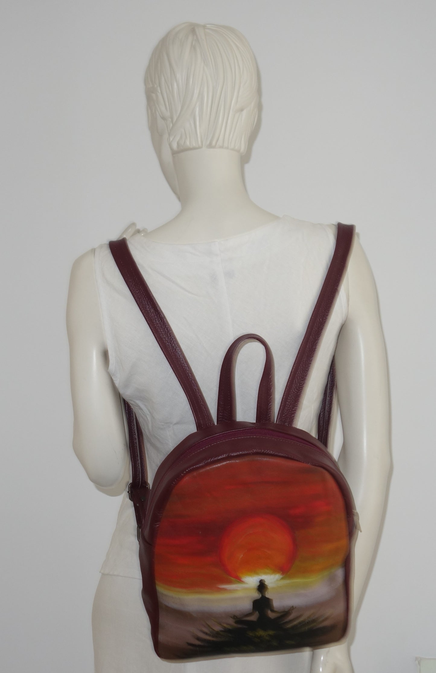 RUCSAC DE PIELE NATURALA ALL ABOUT ME