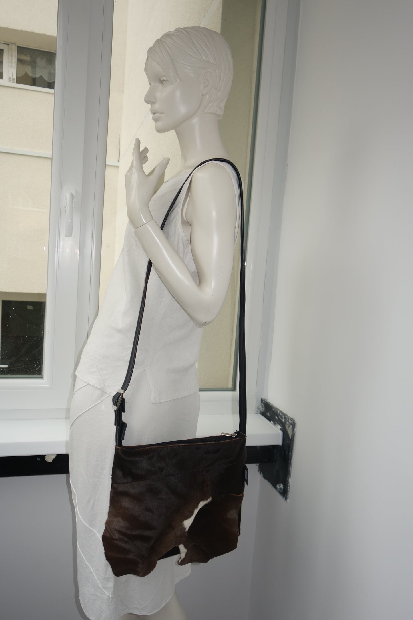 GEANTA DE PIELE NATURALA RAW 3