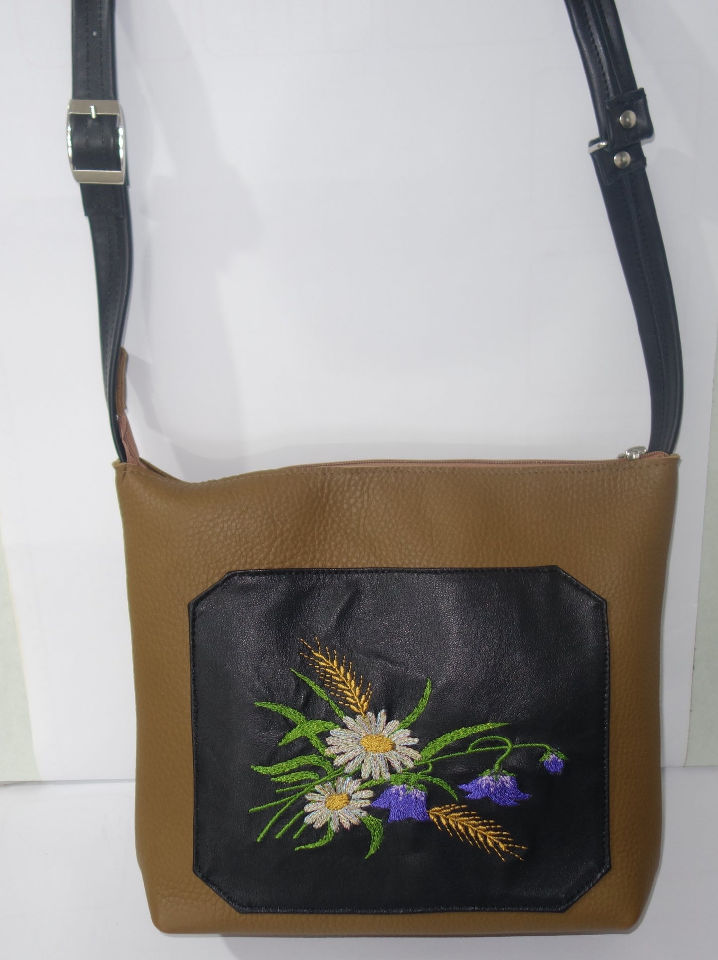 GEANTA DE PIELE NATURALA KAKI