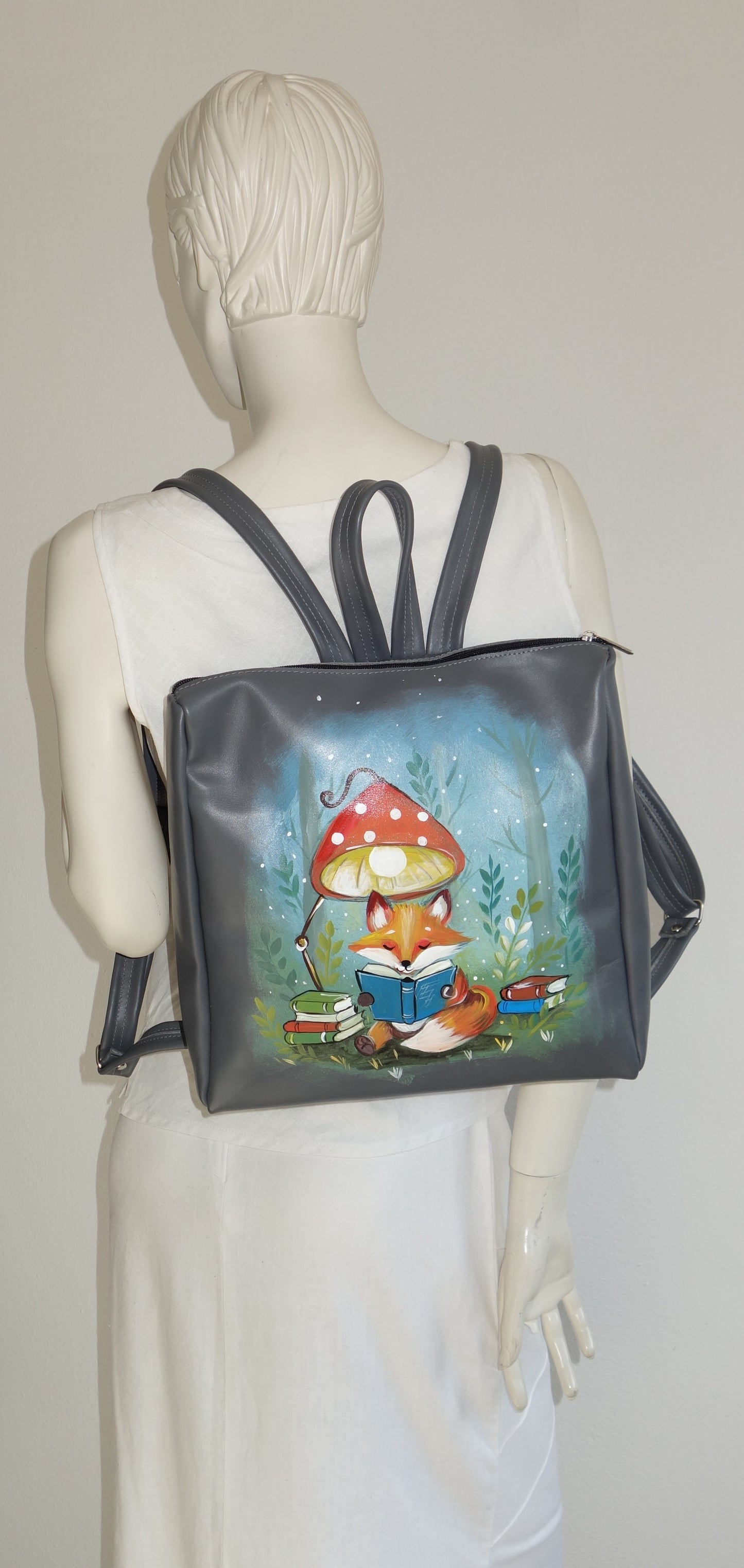 RUCSAC DE PIELE NATURALA LUMINA MAGICA