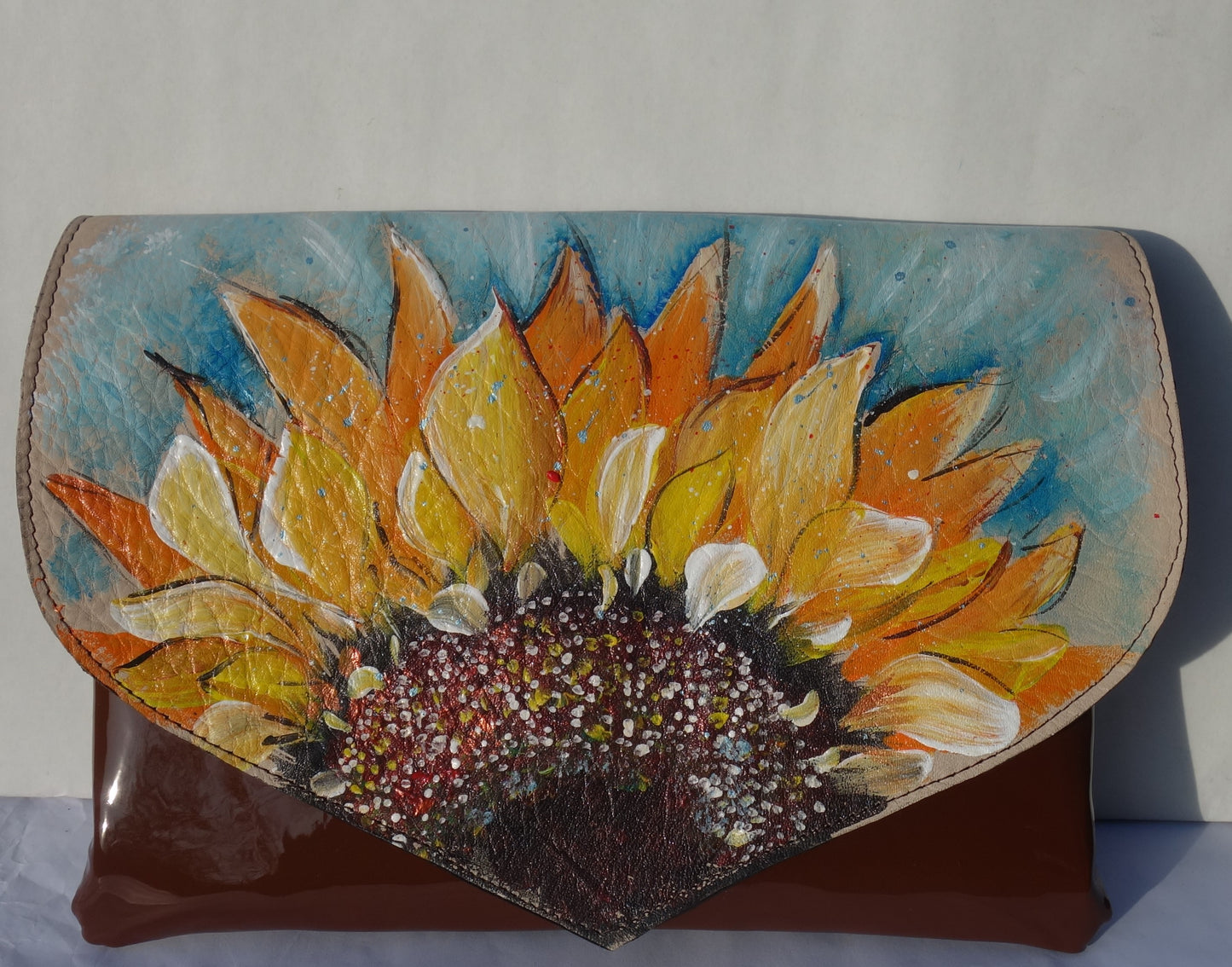 PLIC DE PIELE NATURALA SUNFLOWER