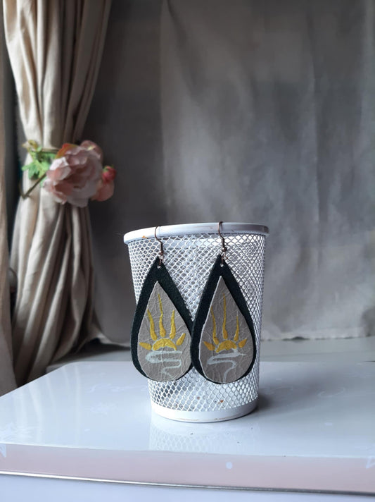 CERCEI DIN PIELE NATURALA SUNNY