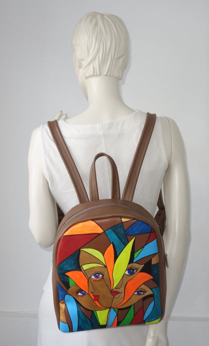 RUCSAC DE PIELE NATURALA ALL ABOUT ME