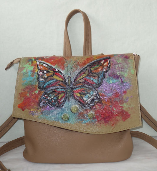 RUCSAC DE PIELE NATURALA  SUMMER