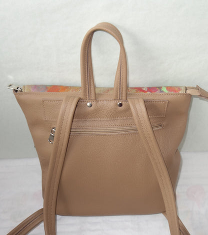 RUCSAC DE PIELE NATURALA  SUMMER