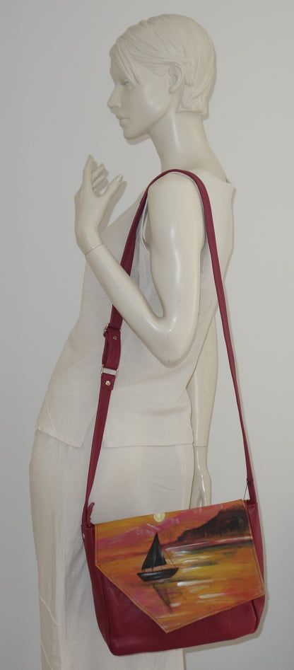 GEANTA DE PIELE NATURALA MAGIC