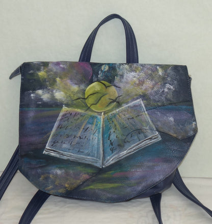 RUCSAC DE PIELE NATURALA HOPE