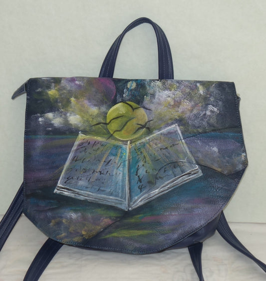 RUCSAC DE PIELE NATURALA HOPE
