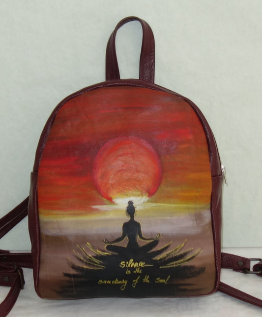RUCSAC DE PIELE NATURALA ALL ABOUT ME