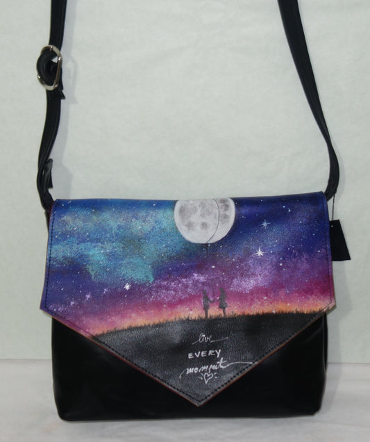 GEANTA DE PIELE NATURALA O LUME MINUNATA