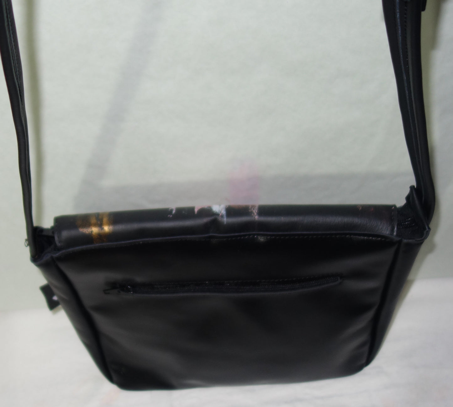 GEANTA DE PIELE NATURALA POPPIES