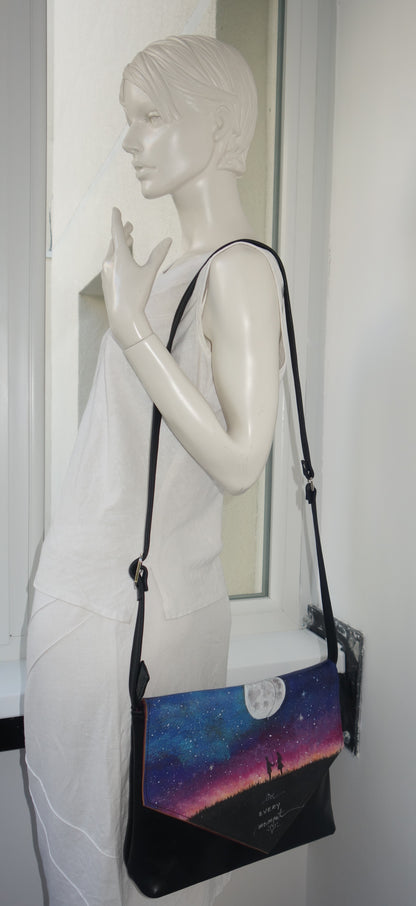 GEANTA DE PIELE NATURALA O LUME MINUNATA