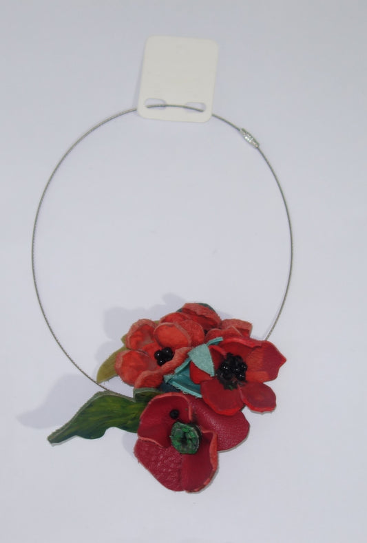 COLIER PIELE NATURALA MACI