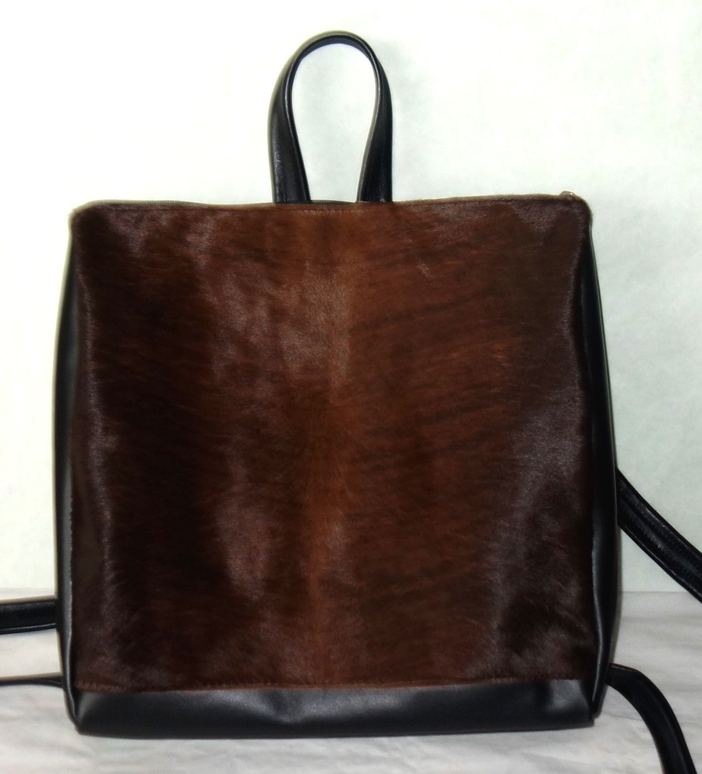 RUCSAC DE PIELE NATURALA BROWNY