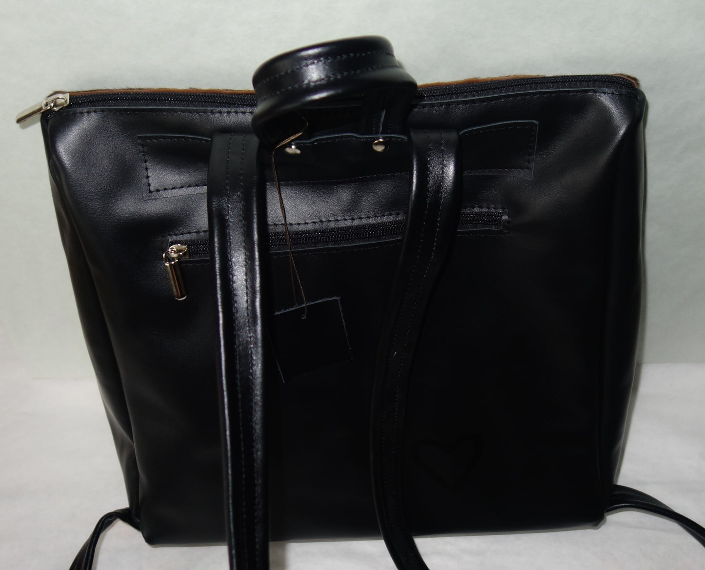 RUCSAC DE PIELE NATURALA BROWNY