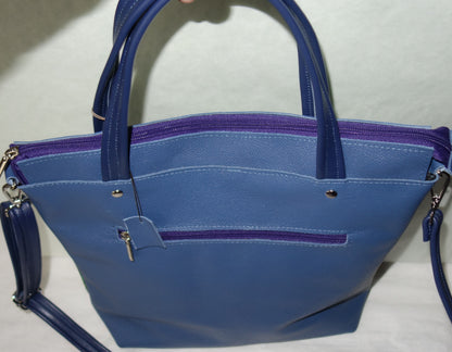 POSETA DE PIELE NATURALA EXUBERANT