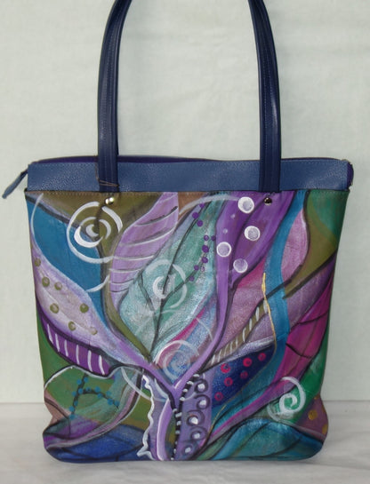 POSETA DE PIELE NATURALA DARE