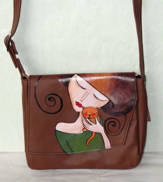 GEANTA DE PIELE NATURALA IUBIRE