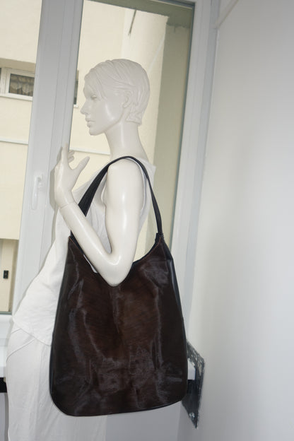 POSETA DE PIELE NATURALA FREEDOM