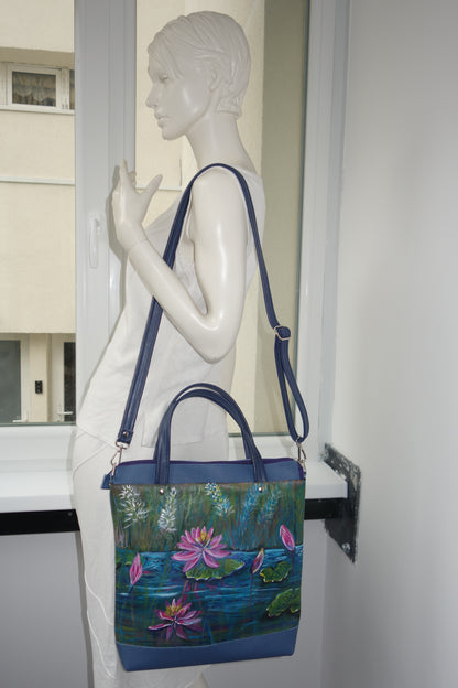 POSETA DE PIELE NATURALA EXUBERANT