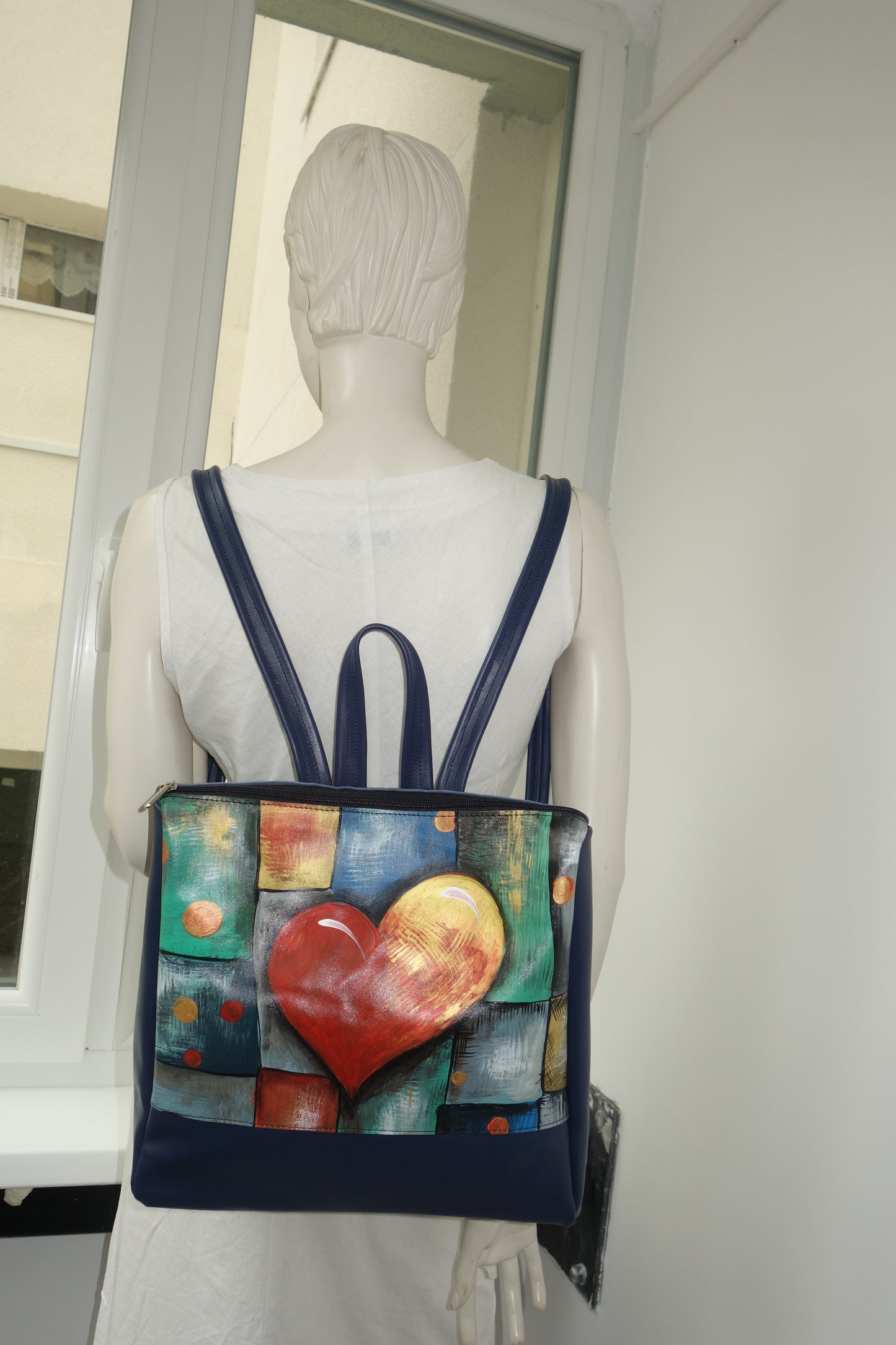 RUCSAC DE PIELE NATURALA SUNNY DAY