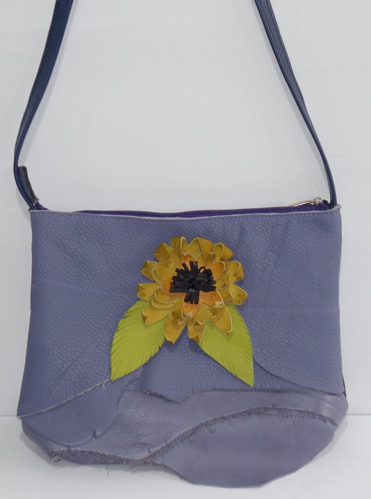 GEANTA DE PIELE NATURALA JUST FLOWER