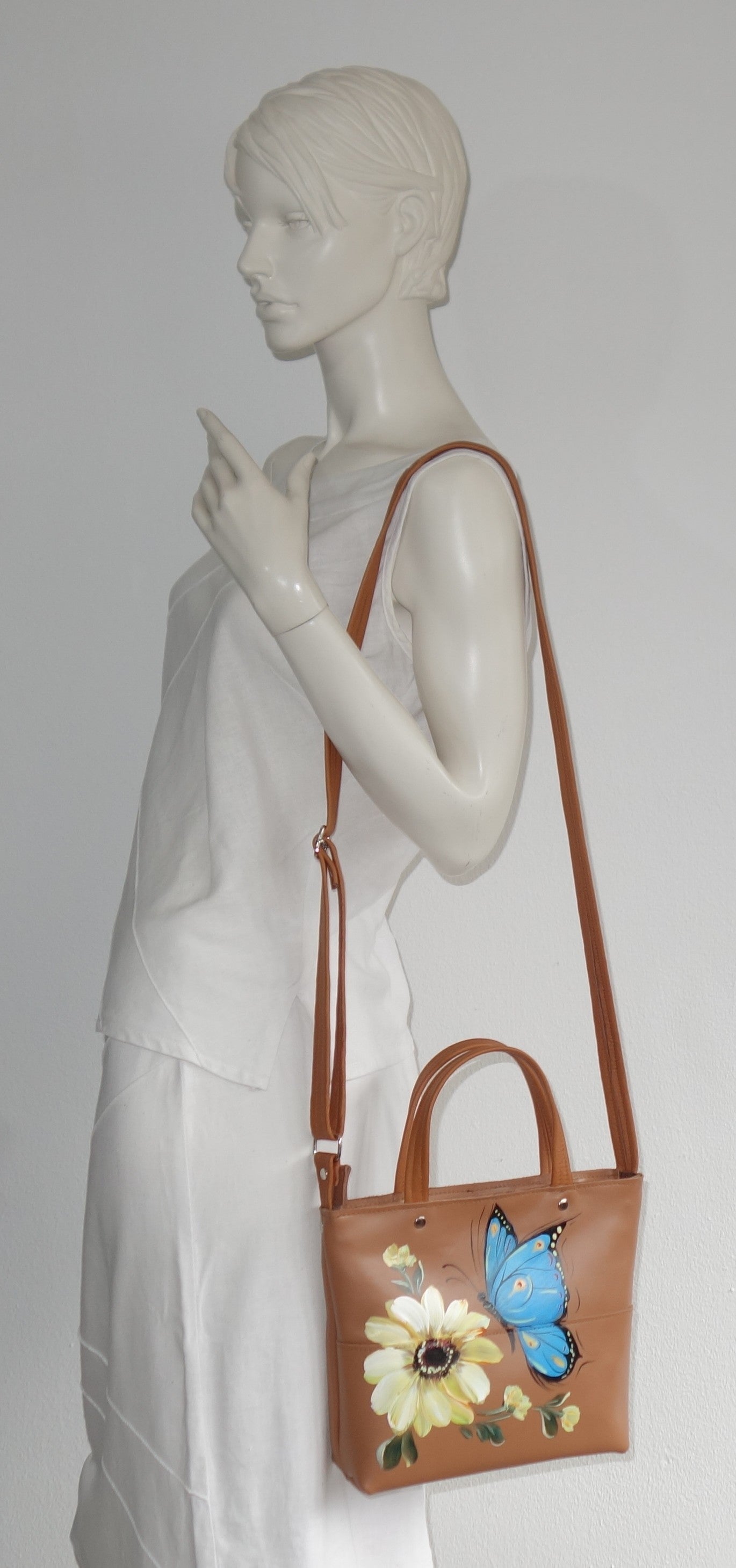 GEANTA DE PIELE NATURALA FEEL THE MUSIC