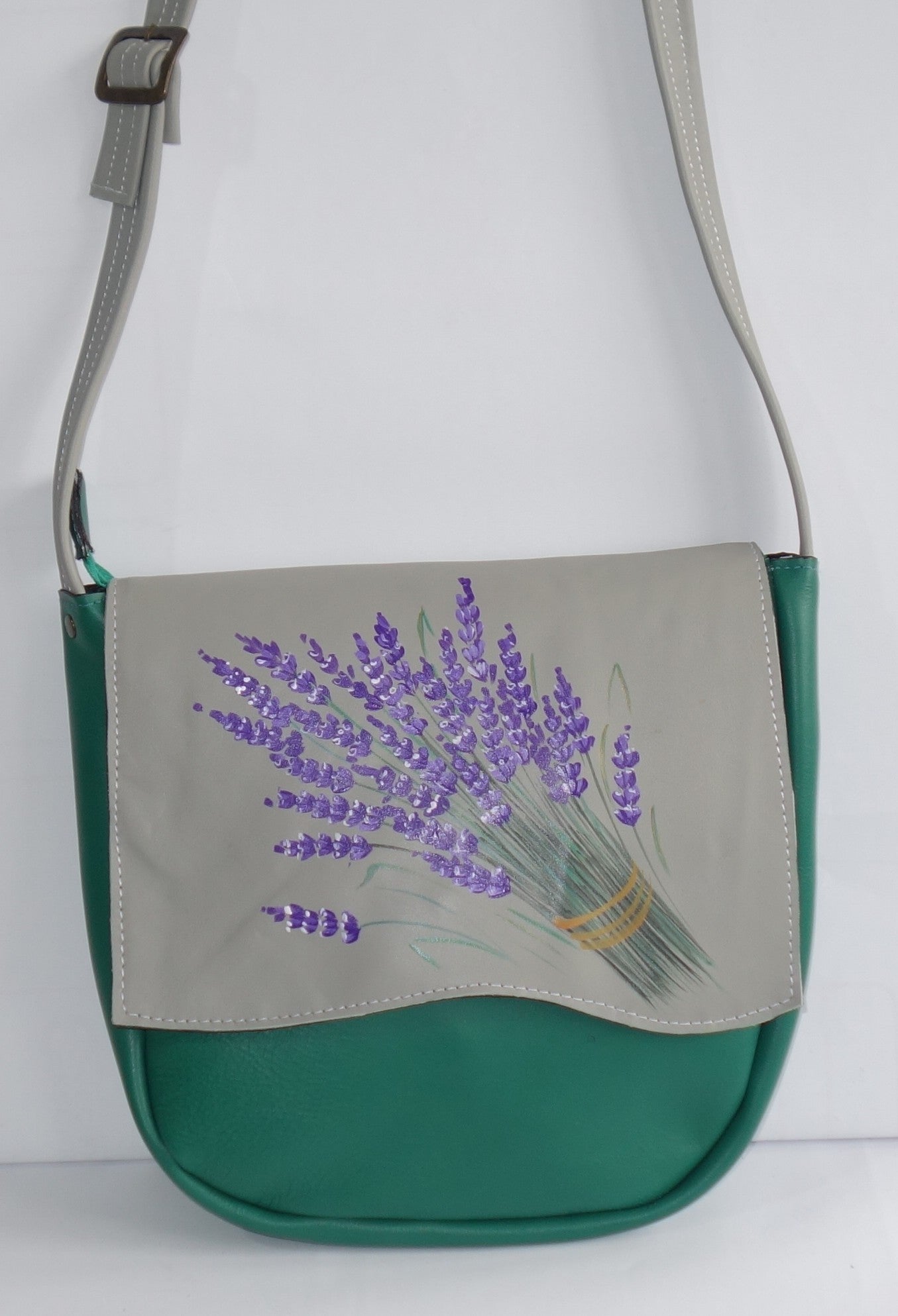 GEANTA DE PIELE NATURALA LAVANDA