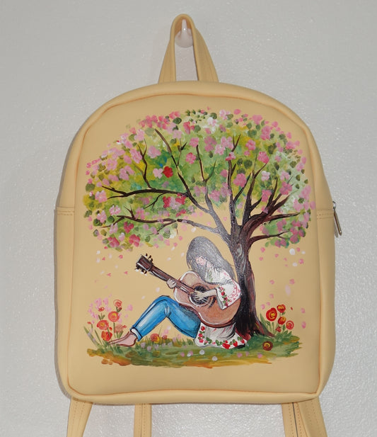 RUCSAC DE PIELE NATURALA MELODIA NATURI