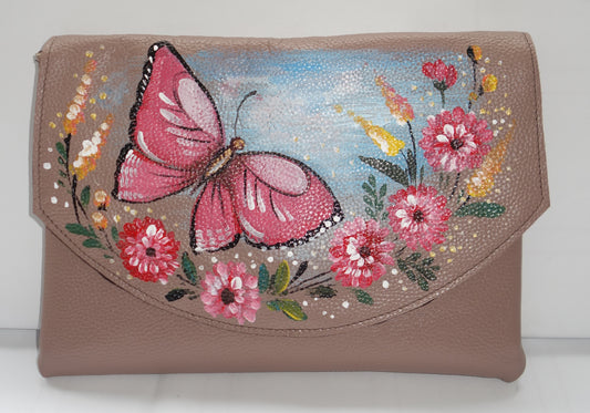 PLIC DE PIELE NATURALA BUTTERFLY DREAM