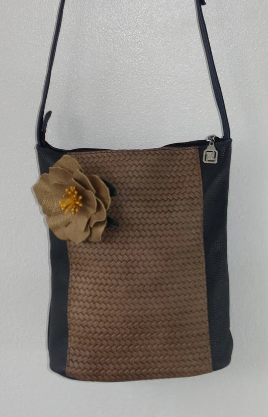GEANTA DE PIELE NATURALA MOCHA BLOOM