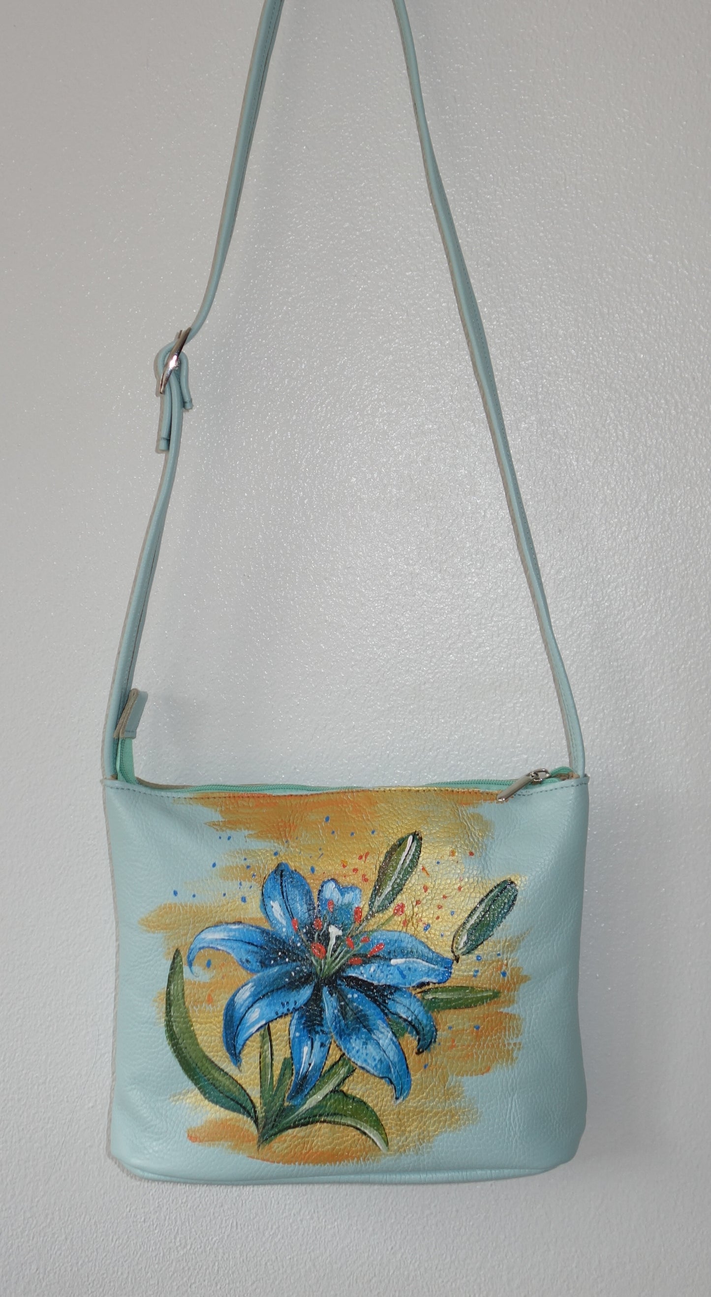 GEANTA DE PIELE NATURALA BLOSSOM
