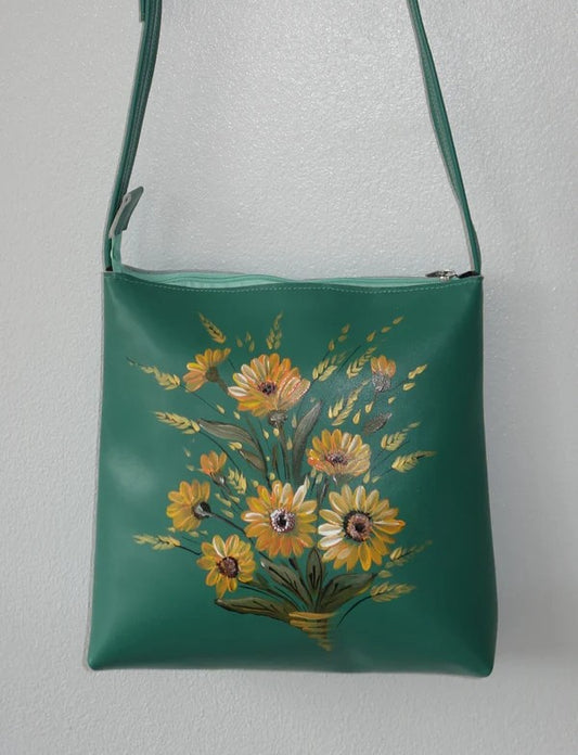 GEANTA DE PIELE NATURALA EMERALD MEADOWN