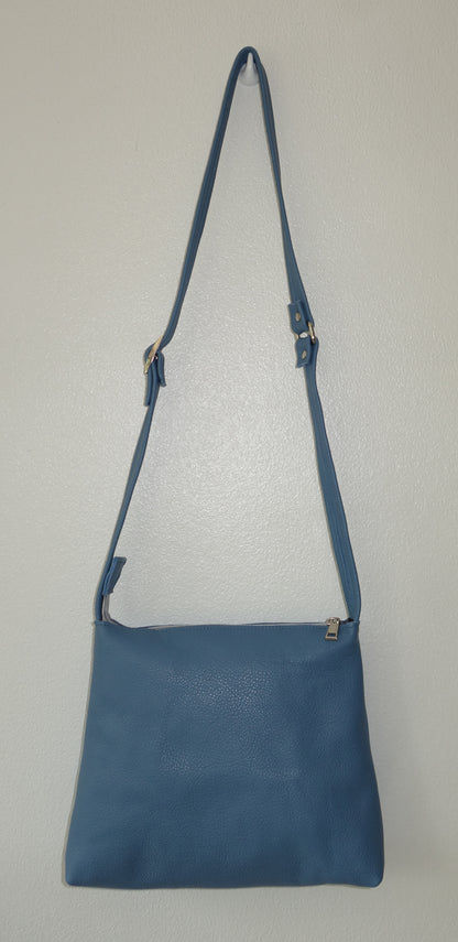 GEANTA DE PIELE NATURALA BLUE SERENTY