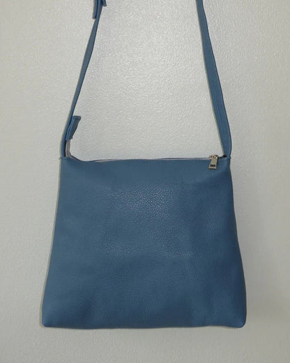 GEANTA DE PIELE NATURALA BLUE SERENTY