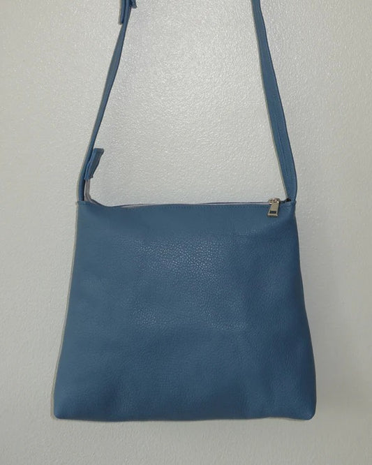 GEANTA DE PIELE NATURALA BLUE SERENTY